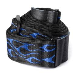 Ремінь для гітари Dunlop D3811BL Classic Flambe Blue Strap