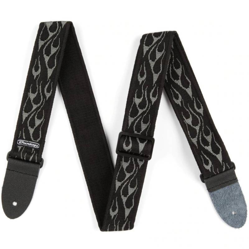 Ремінь для гітари Dunlop D3811GY Classic Flambe Gray Strap