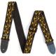 Ремень для гитары Dunlop D3811OY Classic Flambe Orange/Yellow Strap