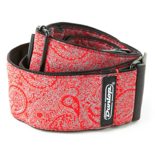 Ремень для гитары Dunlop D67-11 Jacquard Paisley Red