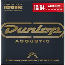 Струни для акустичної гітари Dunlop DAP1254 Phosphor Bronze Light 12/54