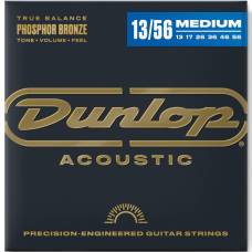 Струни для акустичної гітари Dunlop DAP1356 Phosphor Bronze Medium 13/56