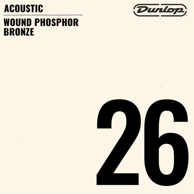 Струна Dunlop DAP26 Wound Phosphor Bronze .026