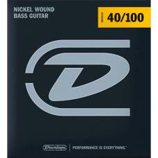 Струны для бас-гитары Dunlop DBN40100 Nickel Plated Steel 40/100