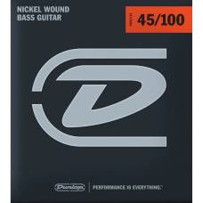 Струны для бас-гитары Dunlop DBN45100 Nickel Plated Steel 45/100