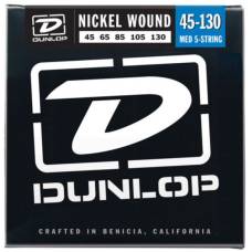 Струни для бас-гітари Dunlop DBN45130 Nickel Plated Steel 5 Strings Medium 45/130