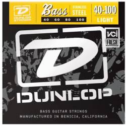 Струны для бас-гитары Dunlop DBS40100 Stainless Steel Light 40/100