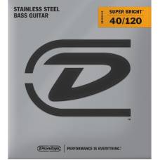 Струни для бас-гітари Dunlop DBSBS40120 Super Bright Steel 5 Strings Light 40/120