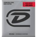 Струны для бас-гитары Dunlop DBSBS45105 Super Bright Steel Light 45/105