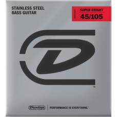 Струны для бас-гитары Dunlop DBSBS45105 Super Bright Steel Light 45/105