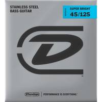 Струни для бас-гітари Dunlop DBSBS45125 Super Bright Steel 5 Strings Light 45/125