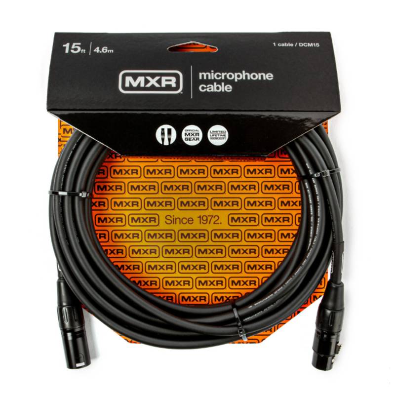Кабель микрофонный Dunlop MXR DCM15 Microphone Cable 4,5м (15ft)