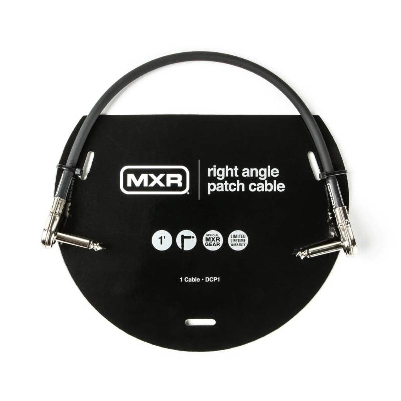 Кабель инструментальный Dunlop DCP1 MXR Patch Cable 0.3m (1ft) (Right Angle)