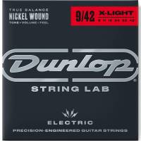 Струны для электрогитары Dunlop DEN0942 Light Nickel Plated Steel 9/42