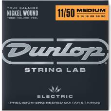 Струни для електрогітари Dunlop DEN1150 Medium Heavy Nickel Plated Steel 11/50