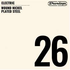 Струна Dunlop DEN26 Wound Nickel Plated Steel .026