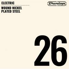Струна Dunlop DEN26 Wound Nickel Plated Steel .026