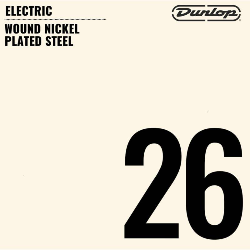 Струна Dunlop DEN26 Wound Nickel Plated Steel .026