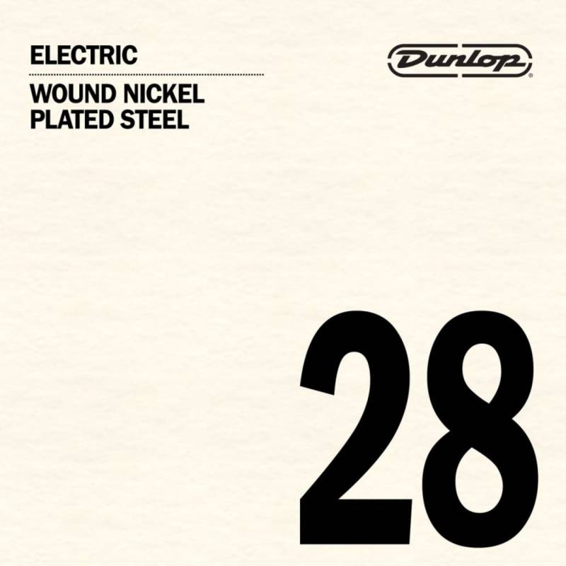Струна Dunlop DEN28 Wound Nickel Plated Steel .028