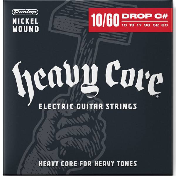 Струны для электрогитары Dunlop DHCN10606 Heavy Core 6 String 10/60