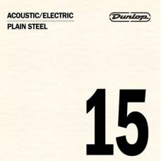 Струна Dunlop DPS15 Plain Steel String .015