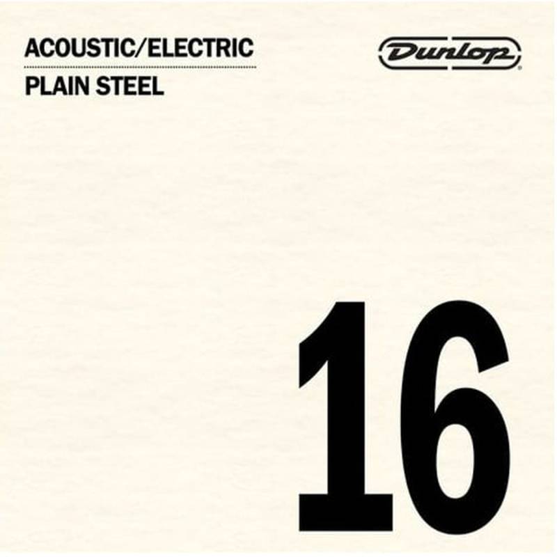 Струна Dunlop DPS16 Plain Steel String .016