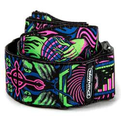 Ремінь для гітари Dunlop ILD01 ILOVEDUST Headspace Green