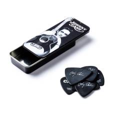 Медіатори Dunlop JCPT01M Johnny Cash Memphis Medium Pick Tin (6 шт.)