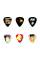 Медиаторы Dunlop JH-PT01M Jimi Hendrix Collectors Are you Experienced Tin-Medium Player's Pack (12 шт.)
