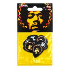 Медиаторы DUNLOP JIMI HENDRIX '69 PSYCH SERIES Aura Mandala Guitar Pick (Heavy) (6 шт.)
