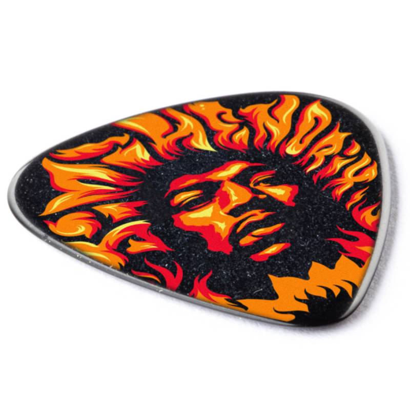 Медиатор Dunlop JHR14HV Jimi Hendrix Voodoo Fire Guitar Pick (Heavy) (1 шт.)