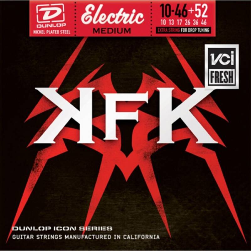 Струни для електрогітари Dunlop KKN1052 KFK Medium 10/52