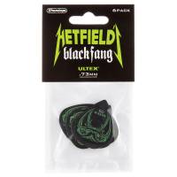 Медіатори Dunlop PH112P.73 Hetfield's Black Fang Player's Pack 0.73 mm (6 шт.)