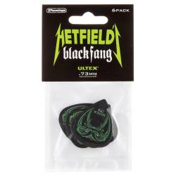 Медіатори Dunlop PH112P.73 Hetfield's Black Fang Player's Pack 0.73 mm (6 шт.)