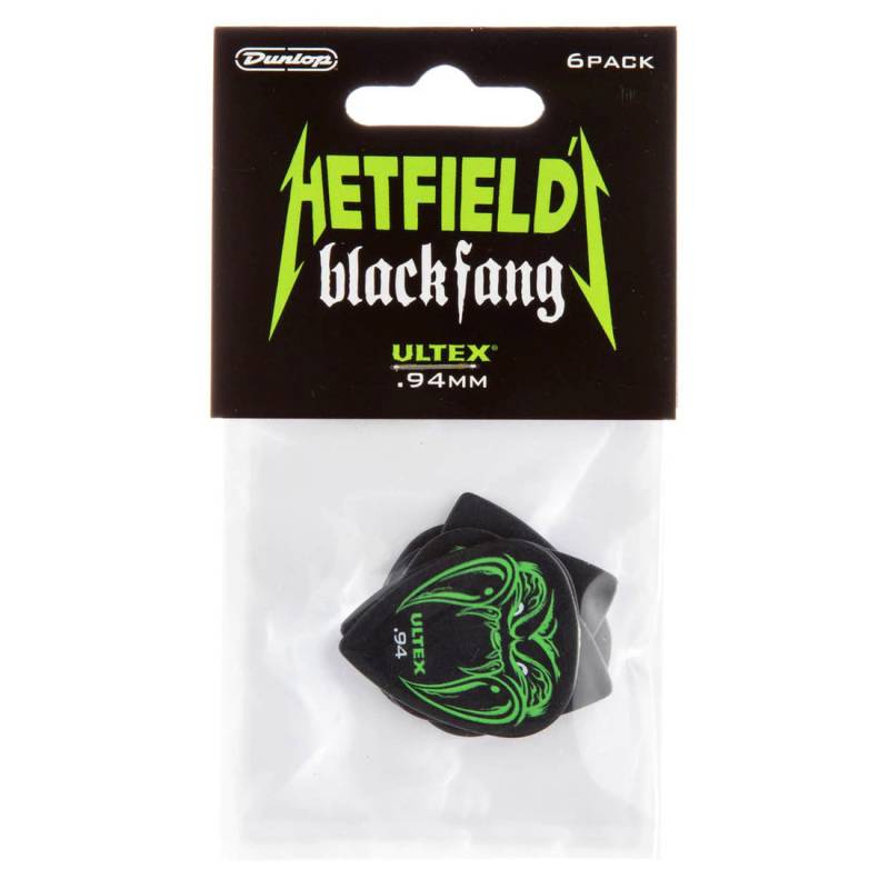 Медиаторы Dunlop PH112P.94 Hetfield's Black Fang Player's Pack 0.94 mm (6 шт.)