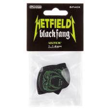 Медіатори Dunlop PH112P1.14 Hetfield's Black Fang Player's Pack1.14 mm (6 шт.)