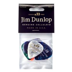 Медіатори Dunlop PVP106 Celluloid Medium Variety Pack (12 шт.) (12 шт.)