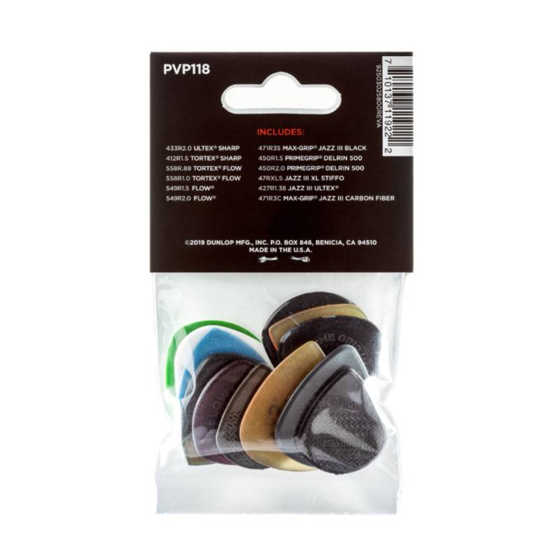 Медиаторы Dunlop PVP118 Shred Variety Pack (12 шт.) (12 шт.)