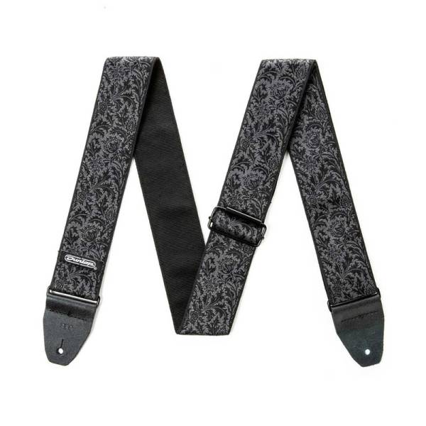 Ремень для гитары DUNLOP D6714 JACQUARD BLACK THISTLE STRAP