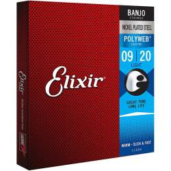 Струны для банджо Elixir 11600 Polyweb Nickel Plated Steel Light 9/20 Струны для банджо Elixir 11600 Polyweb Nickel Plated Steel Light 9/20