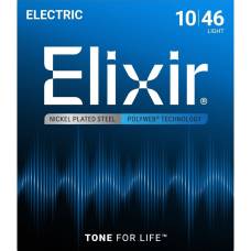 Струни для електрогітари Elixir 12050 Polyweb Nickel Plated Steel Light 10/46