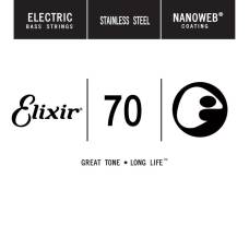 Струна Elixir 13371 Nanoweb Stainless Steel .070