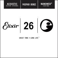 Струна Elixir 14126 Nanoweb Phosphor Bronze .026