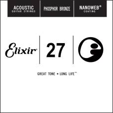Струна Elixir 14127 Nanoweb Phosphor Bronze .027