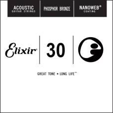 Струна Elixir 14130 Nanoweb Phosphor Bronze .030