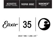 Струна Elixir 14135 Nanoweb Phosphor Bronze .035