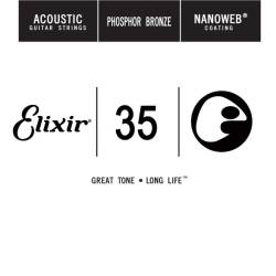 Струна Elixir 14135 Nanoweb Phosphor Bronze .035