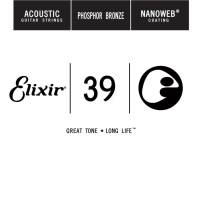 Струна Elixir 14139 Nanoweb Phosphor Bronze .039
