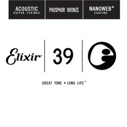 Струна Elixir 14139 Nanoweb Phosphor Bronze .039