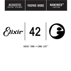 Струна Elixir 14142 Nanoweb Phosphor Bronze .042